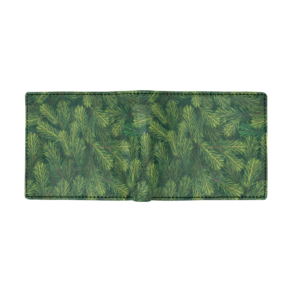 Christmas Tree Pattern Print Design 02 Men's ID Card Wallet
