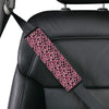 Cheetah Pink Pattern Print Design 01 Car Seat Belt Cover