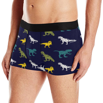 T Rex Pattern Print Design A07 Men's Boxer Briefs