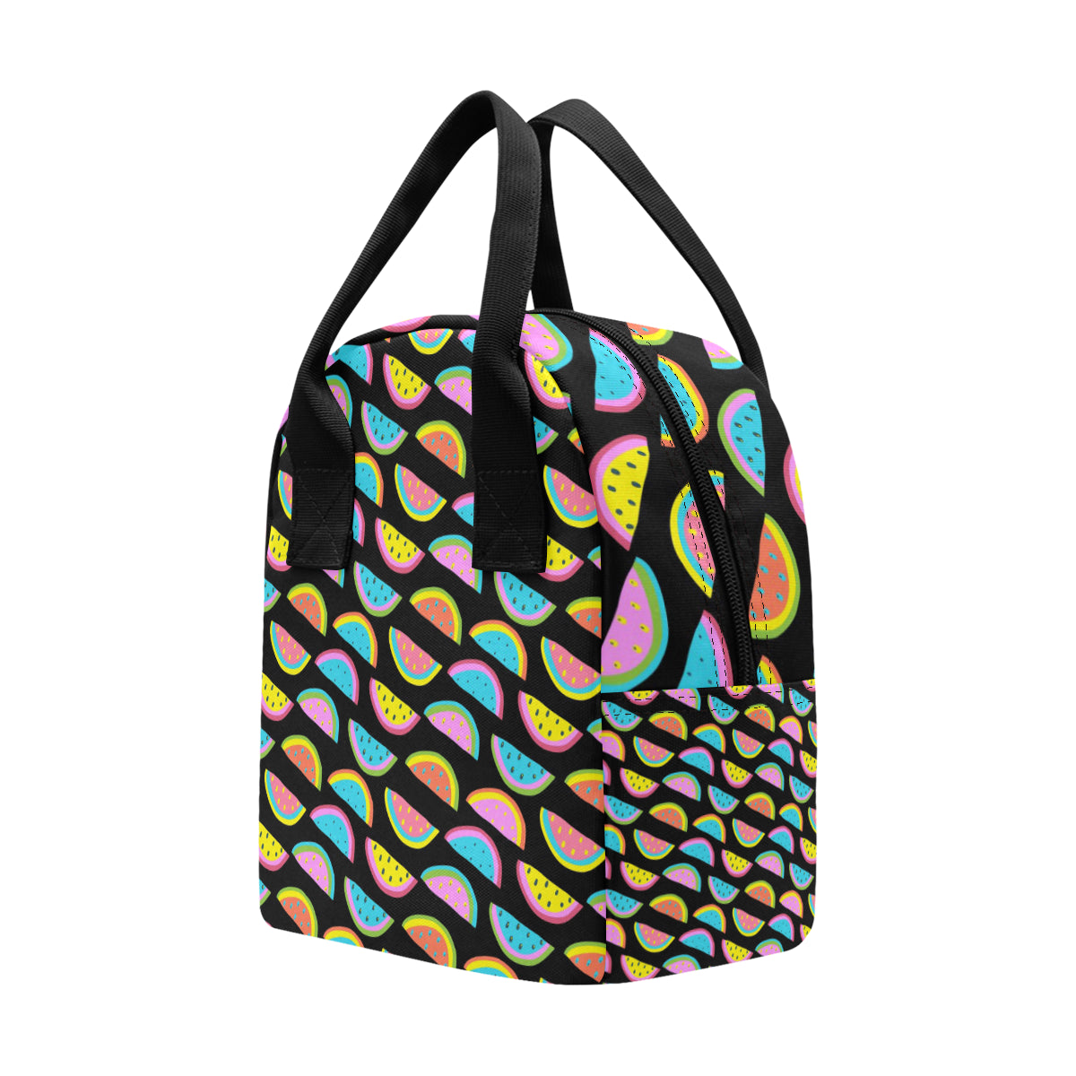 Watermelon Pattern Print Design WM08 Insulated Lunch Bag