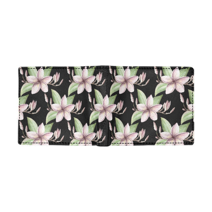 Plumeria Pattern Print Design PM02 Men's ID Card Wallet
