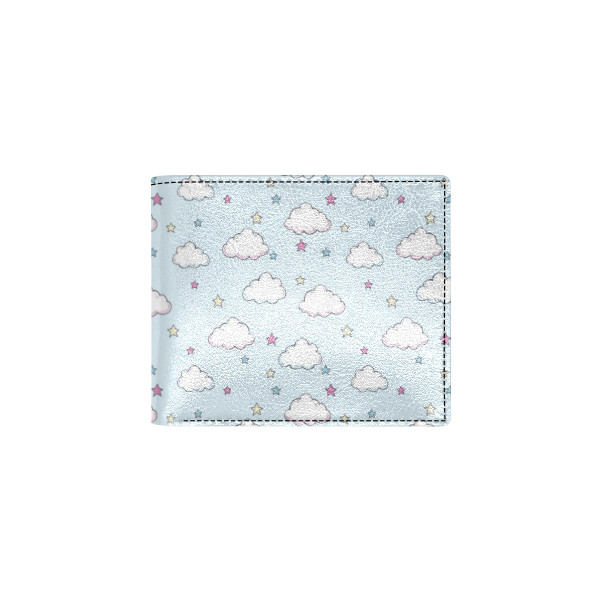 Cloud  Pattern Print Design 01 Men's ID Card Wallet