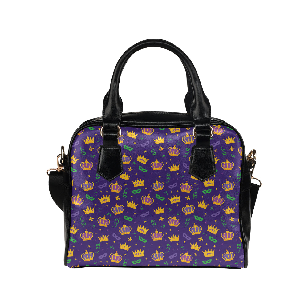 Mardi Gras Pattern Print Design 03 Shoulder Handbag