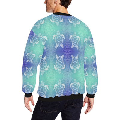 Sea Turtle Draw Men Long Sleeve Sweatshirt