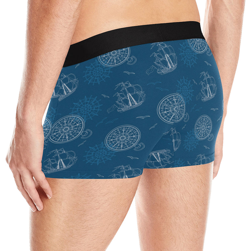 Nautical Pattern Print Design A04 Men's Boxer Briefs