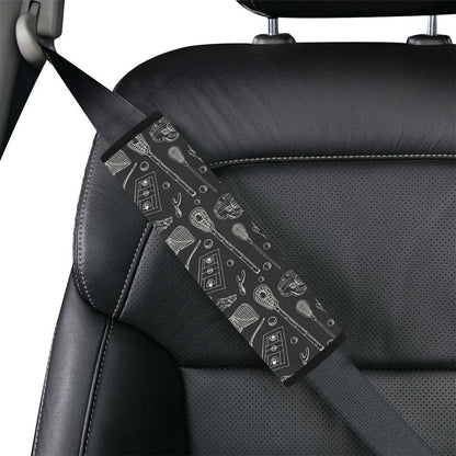 Lacrosse Pattern Print Design 01 Car Seat Belt Cover