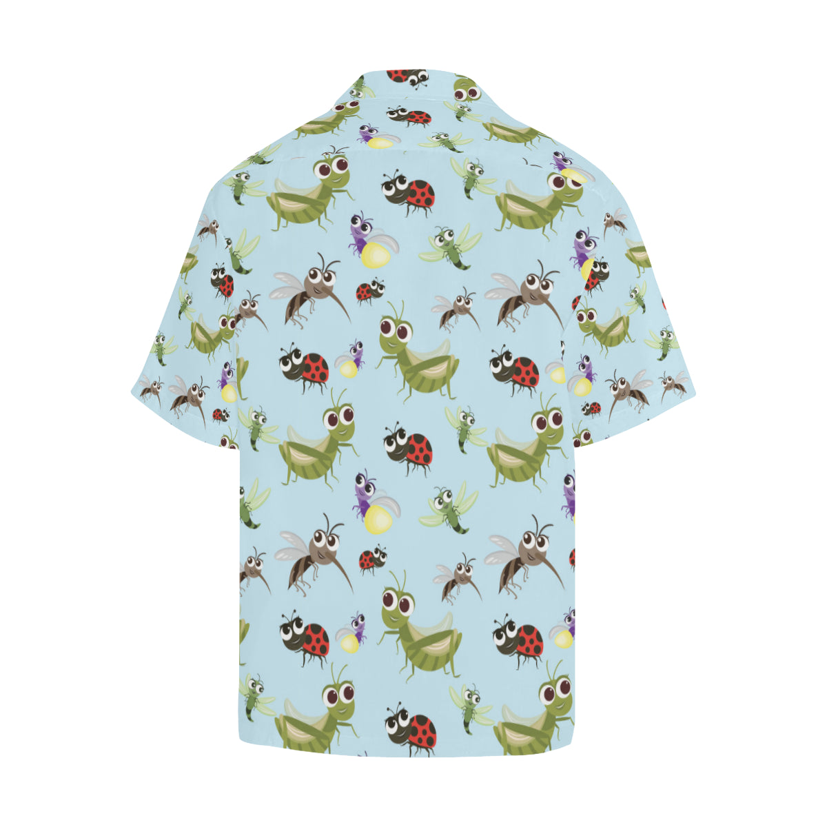 Ladybug Pattern Print Design 01 Men's Hawaiian Shirt