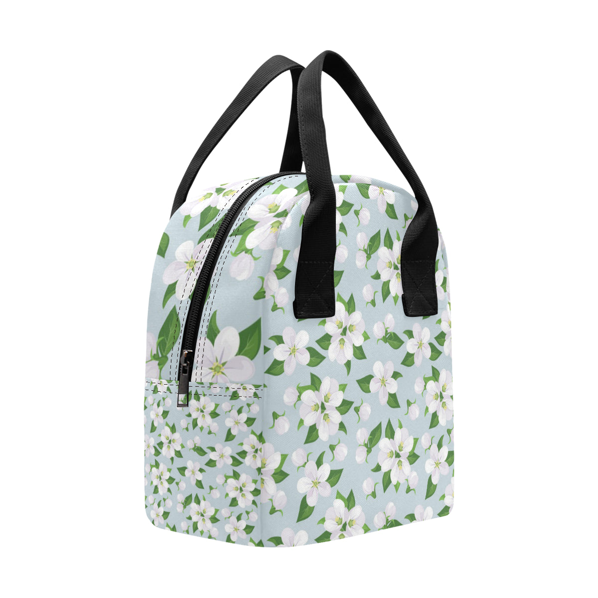 Apple blossom Pattern Print Design AB04 Insulated Lunch Bag