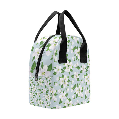 Apple blossom Pattern Print Design AB04 Insulated Lunch Bag