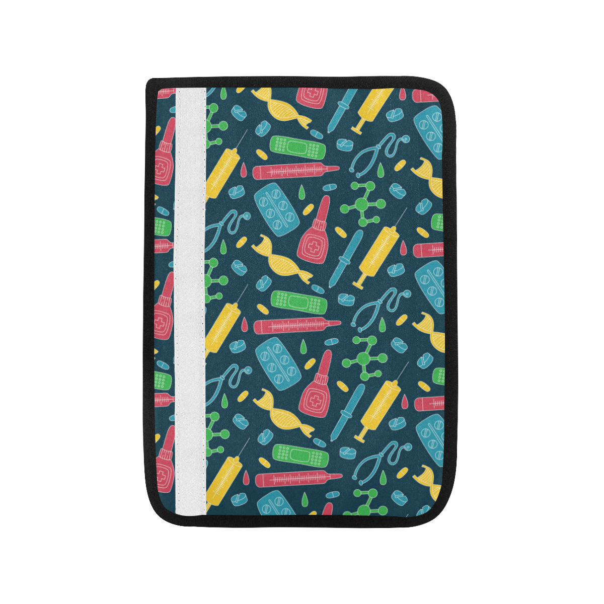 Phlebotomist Pattern Print Design A03 Car Seat Belt Cover