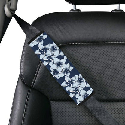 Plumeria Pattern Print Design A02 Car Seat Belt Cover