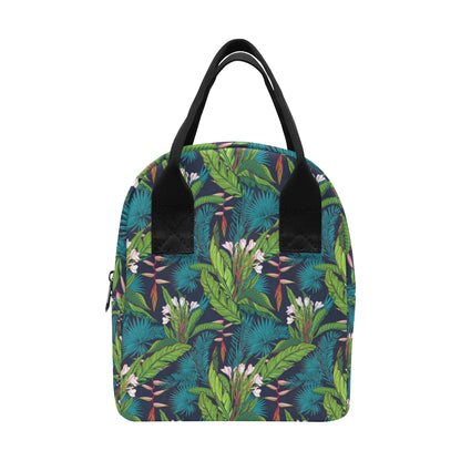 Rainforest Pattern Print Design RF01 Insulated Lunch Bag