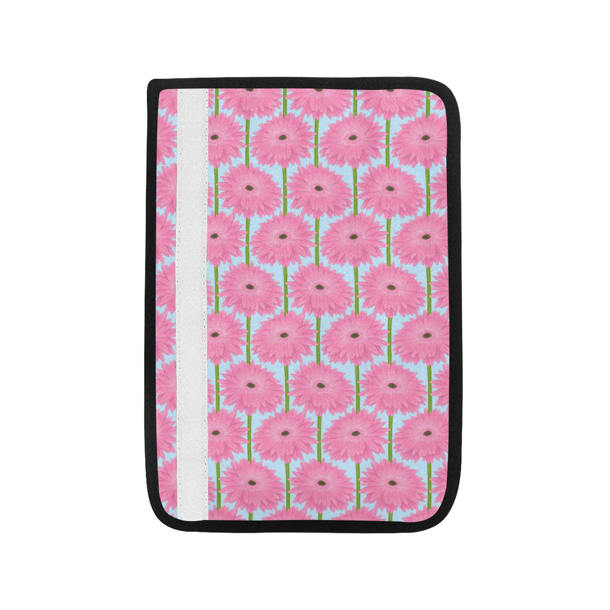 Gerberas Pattern Print Design GB01 Car Seat Belt Cover