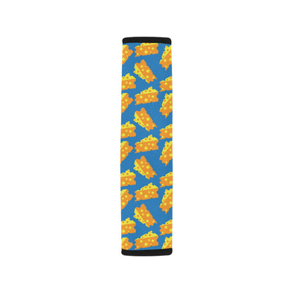 Cheese Pattern Print Design 05 Car Seat Belt Cover