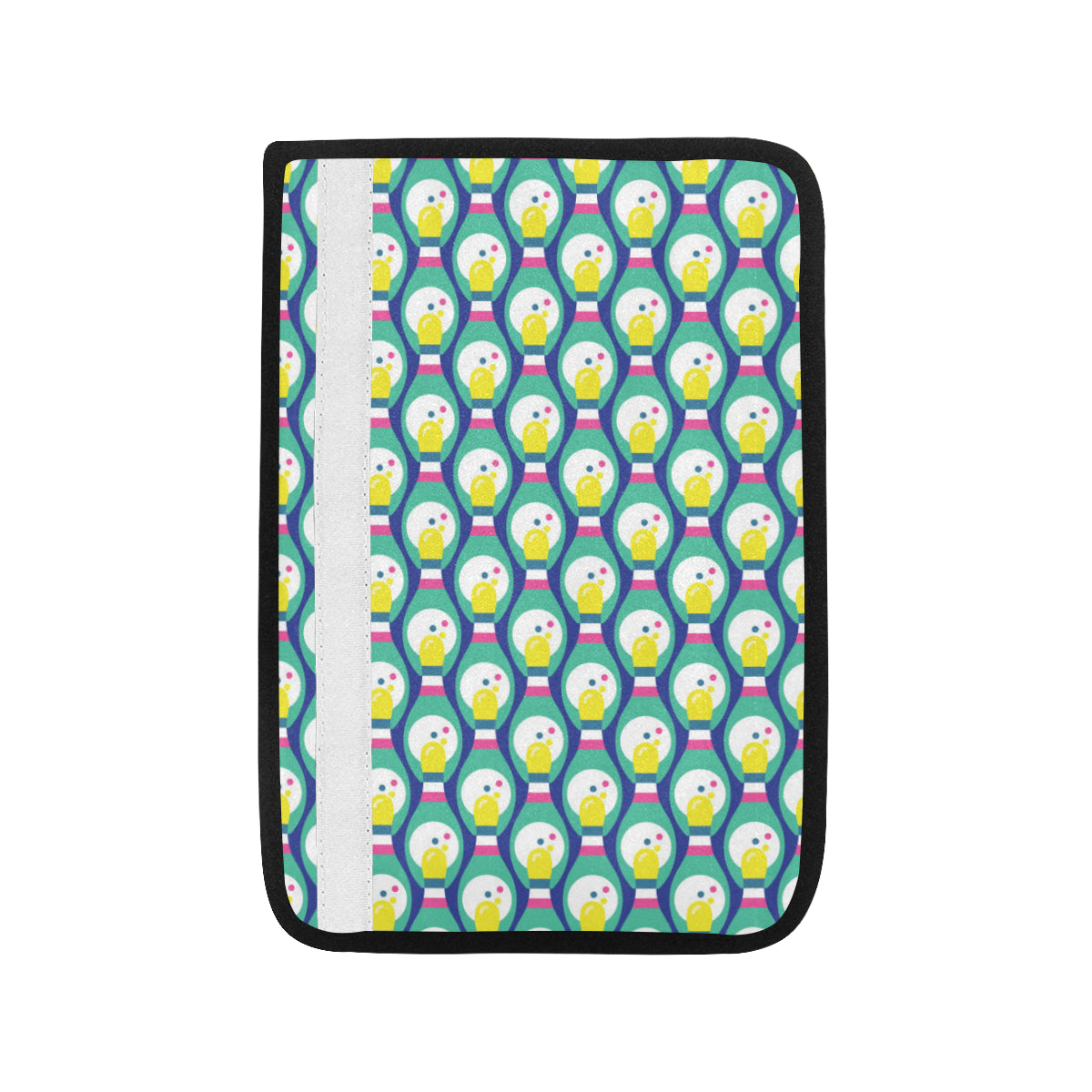 Bowling Pattern Print Design 04 Car Seat Belt Cover