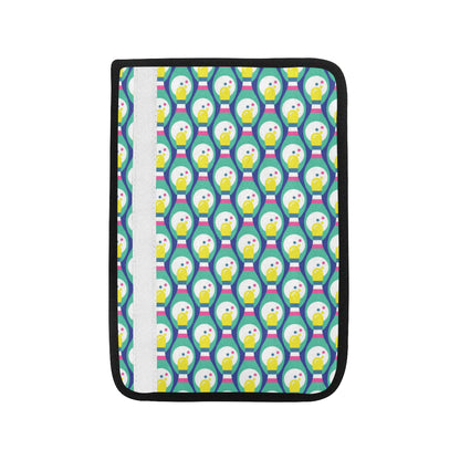Bowling Pattern Print Design 04 Car Seat Belt Cover