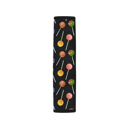 Lollipop Pattern Print Design LL04 Car Seat Belt Cover