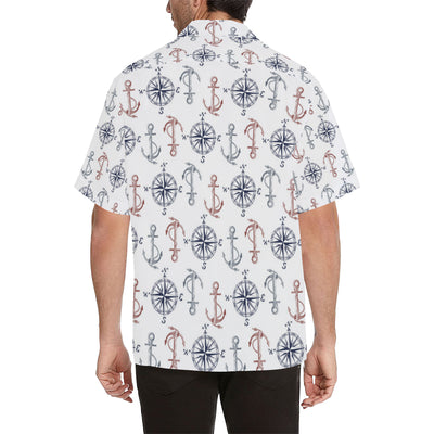 Anchor Pattern Print Design 06 Men's Hawaiian Shirt