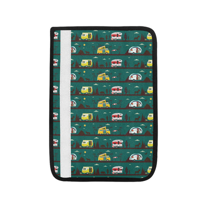 Camper Pattern Print Design 05 Car Seat Belt Cover