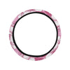 Cherry Blossom Pattern Print Design CB02 Steering Wheel Cover with Elastic Edge