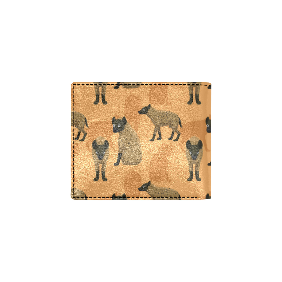 Hyena Pattern Print Design 01 Men's ID Card Wallet