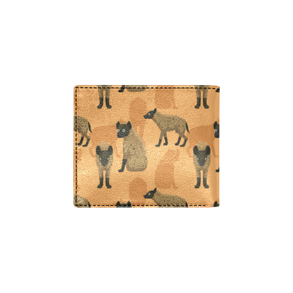 Hyena Pattern Print Design 01 Men's ID Card Wallet