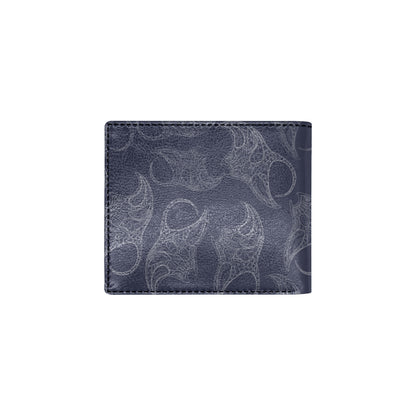 Manta Ray Pattern Print Design 01 Men's ID Card Wallet