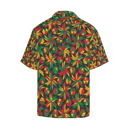 Rastafarian Pattern Print Design A03 Men's Hawaiian Shirt