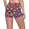 Candy Pattern Print Design CA05 Yoga Shorts