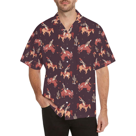 Rodeo Pattern Print Design A01 Men's Hawaiian Shirt