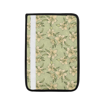 Lily Pattern Print Design LY06 Car Seat Belt Cover