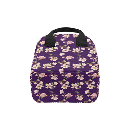 Magnolia Pattern Print Design MAG02 Insulated Lunch Bag