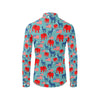 Donkey Red Elephant Pattern Print Design 03 Men's Long Sleeve Shirt