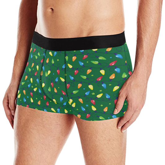 Christmas Light Pattern Print Design 02 Men's Boxer Briefs