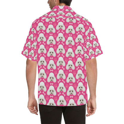 Poodle Pattern Print Design A04 Men's Hawaiian Shirt