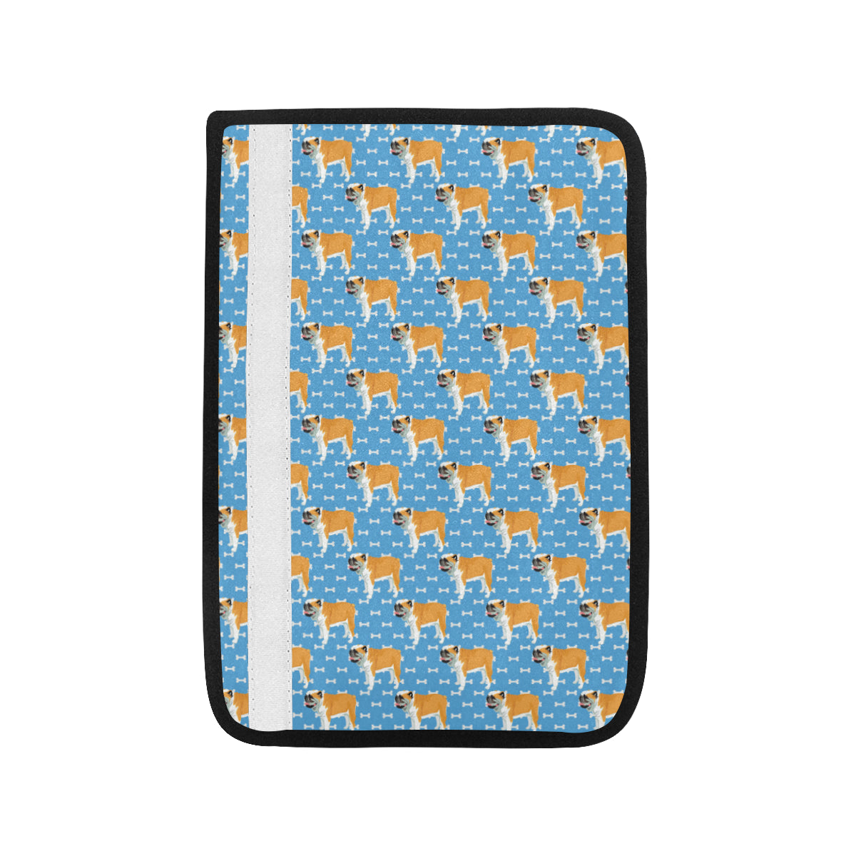 Bulldogs Pattern Print Design 06 Car Seat Belt Cover