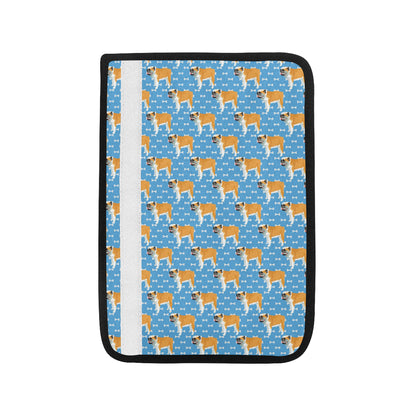Bulldogs Pattern Print Design 06 Car Seat Belt Cover