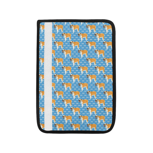 Bulldogs Pattern Print Design 06 Car Seat Belt Cover