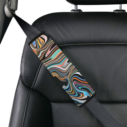 Liquid Pattern Print Design 02 Car Seat Belt Cover
