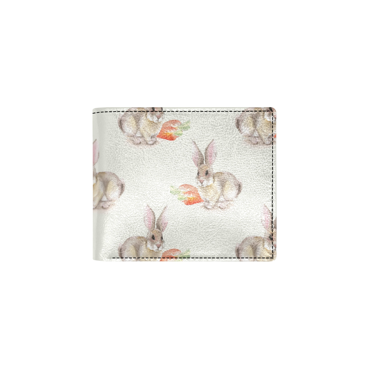 Rabbit Pattern Print Design 01 Men's ID Card Wallet