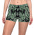 Palm Leaves Pattern Print Design PL09 Yoga Shorts