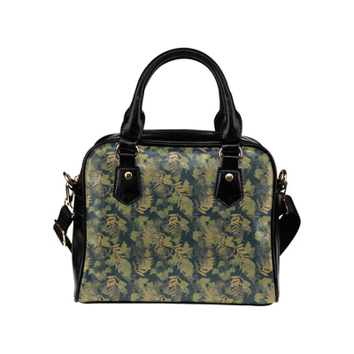 Camouflage Tropical Pattern Print Design 04 Shoulder Handbag