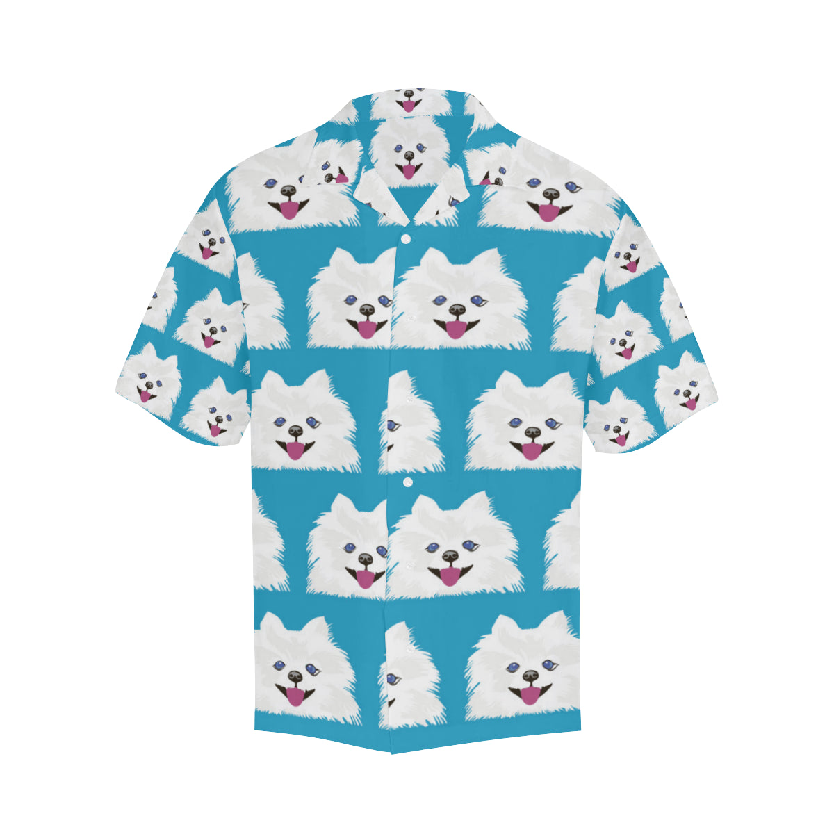 Pomeranians Pattern Print Design A05 Men's Hawaiian Shirt