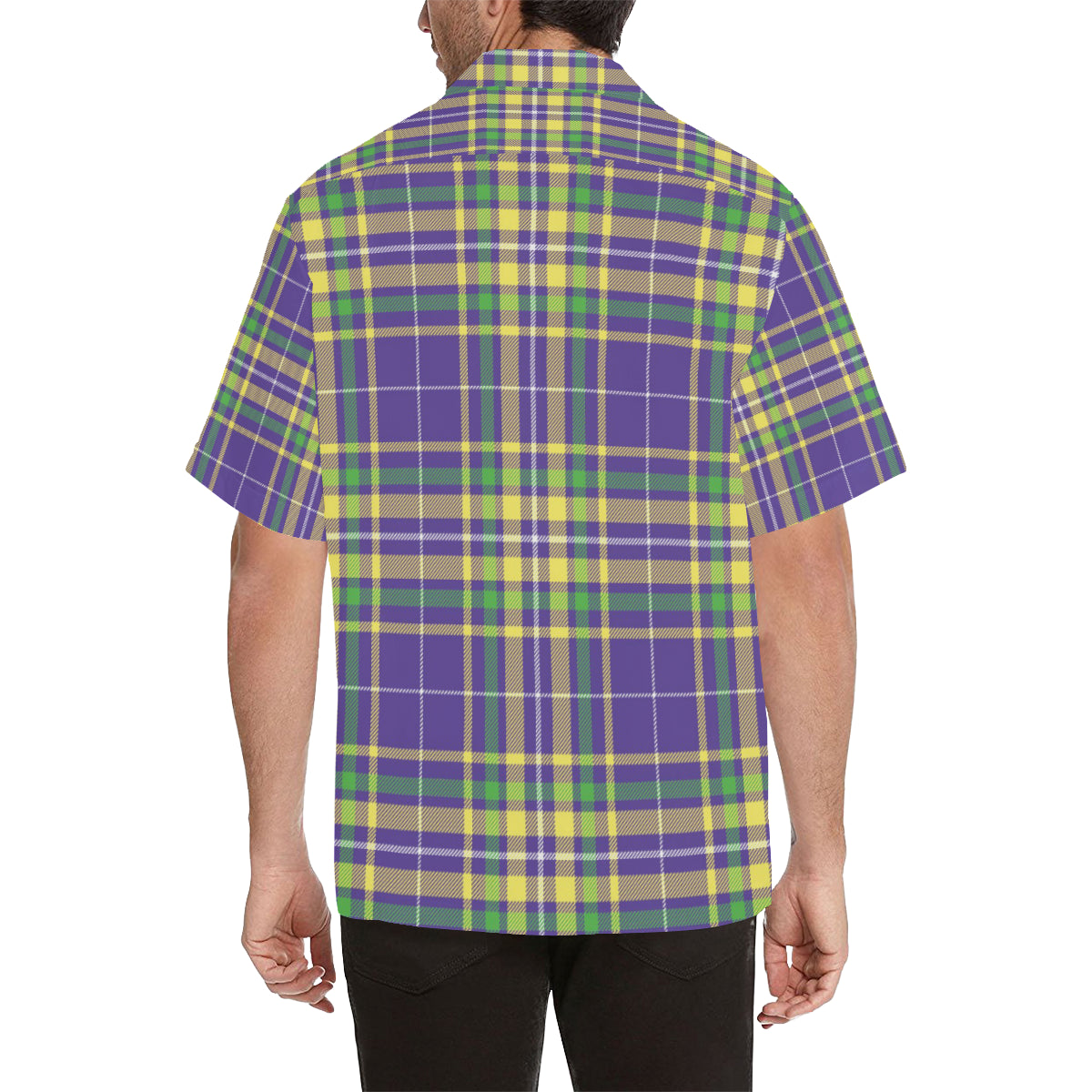 Mardi Gras Pattern Print Design 010 Men's Hawaiian Shirt