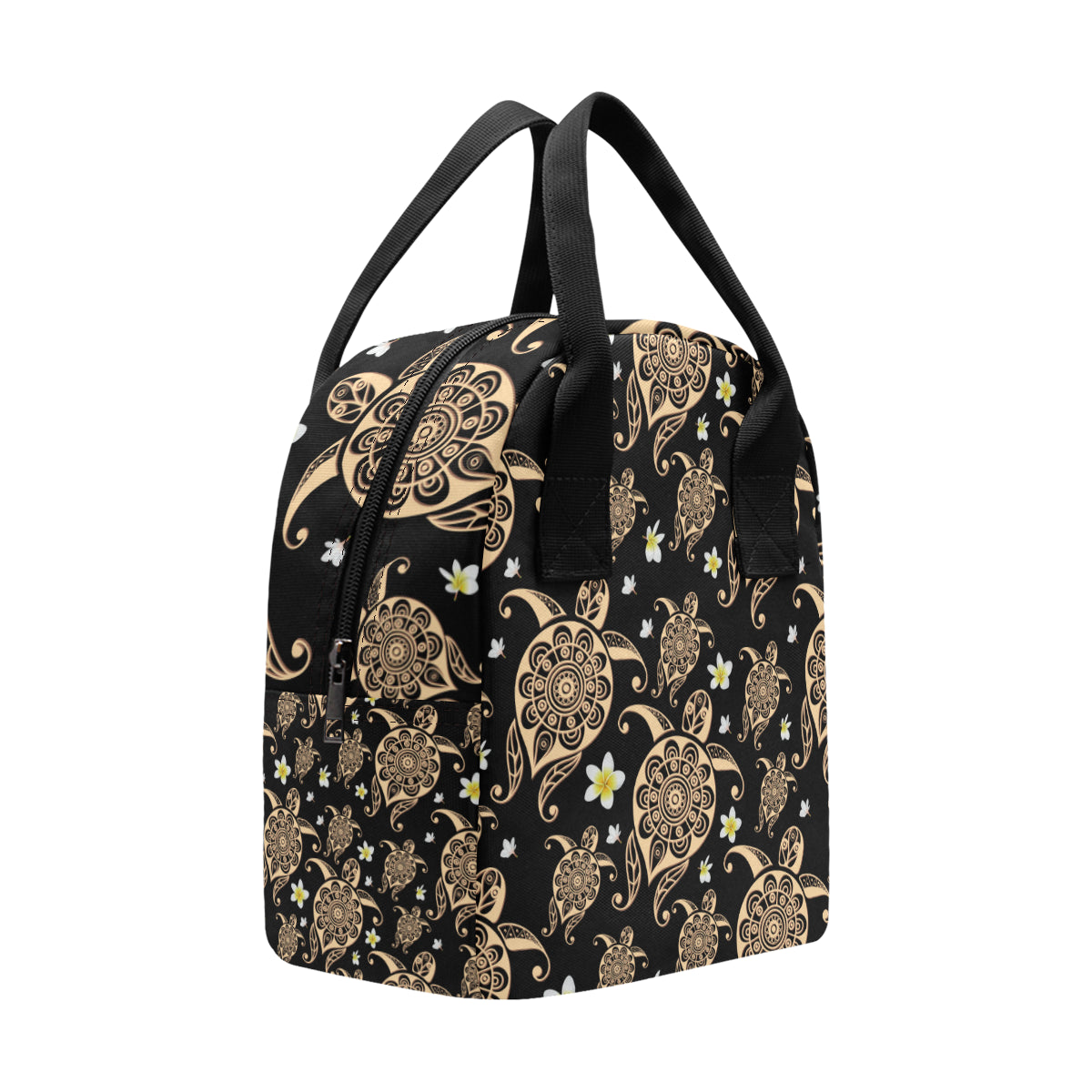 Turtle Polynesian Tribal Hawaiian Insulated Lunch Bag