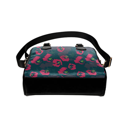 Morning Glory Pattern Print Design 01 Shoulder Handbag