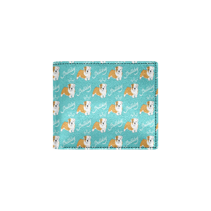 Bulldogs Pattern Print Design 05 Men's ID Card Wallet