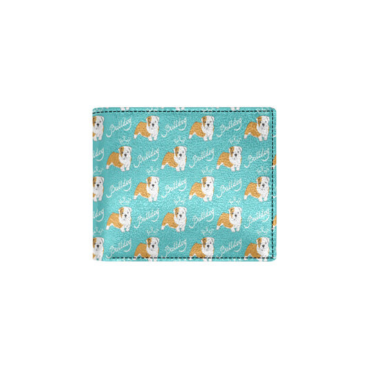 Bulldogs Pattern Print Design 05 Men's ID Card Wallet