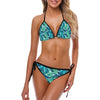 Brightness Tropical Palm Leaves Bikini