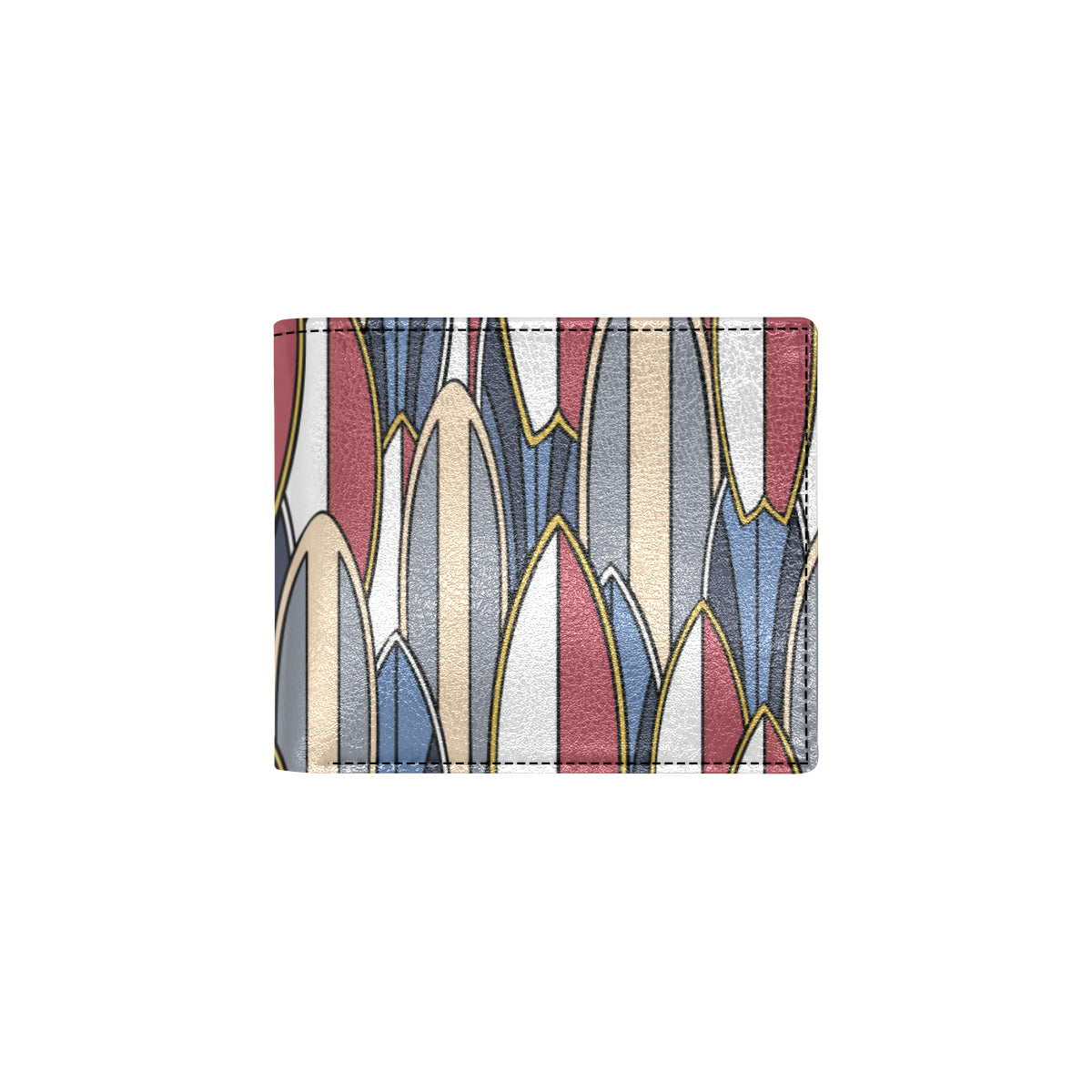 Surf board Pattern Men's ID Card Wallet